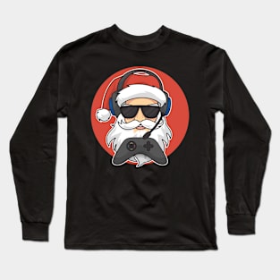 Gamer Santa Long Sleeve T-Shirt